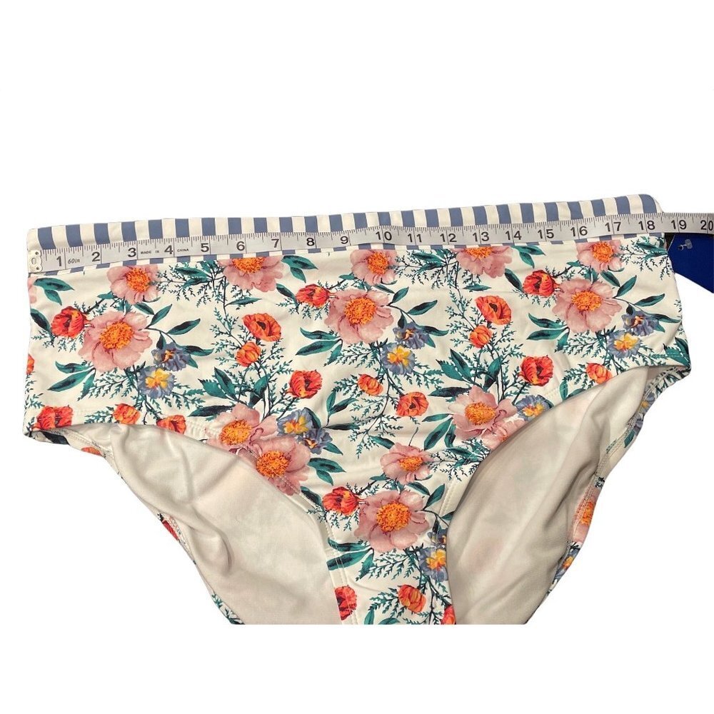 Apt. 9 NWT Floral High Waist Bikini Bottoms Sz XXL - Picture 3 of 6